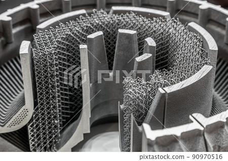 part of the housing of the first engine support made on a 3D printer printed 90970516