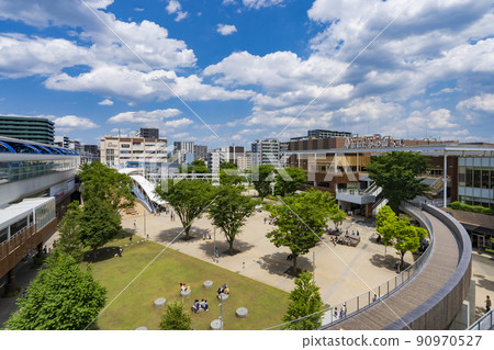 [都市風景]流山大高森站前的風景 90970527