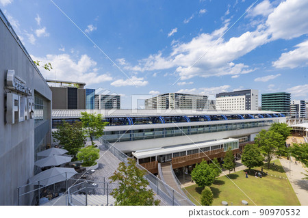 [都市風景]流山大高森站前的風景 90970532