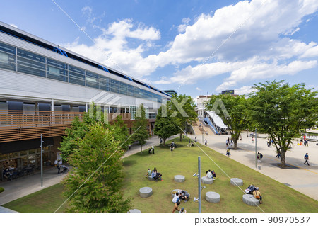 [都市風景]流山大高森站前的風景 90970537