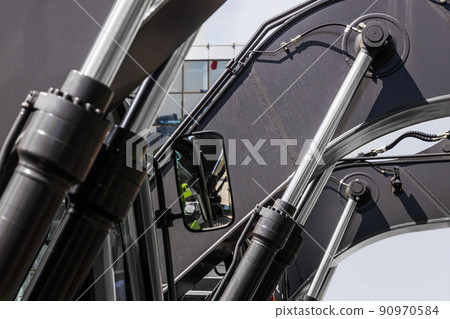 Hydraulic piston system for tractors, bulldozers, excavators. 90970584