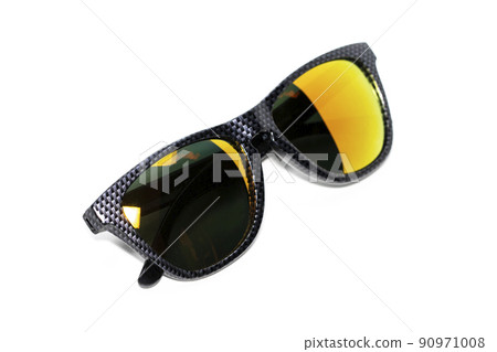 Image of modern fashionable sunglasses isolated on white background, Glasses. 90971008