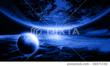 3D渲染的地球曙光全球化國際化科技背景 3D渲染的地球曙光全球化國際化科技背景 90971548