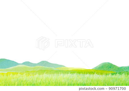 Soft serve ice cream background material watercolor Soft serve ice cream background material watercolor 90971700