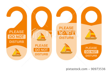 Hotel hanger sign with Sailboat Hotel hanger sign with Sailboat 90973536