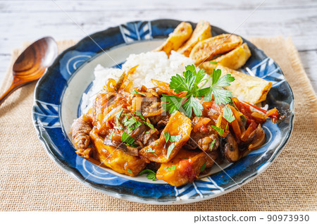 Peruvian food Lomo Saltado Peruvian food Lomo Saltado 90973930