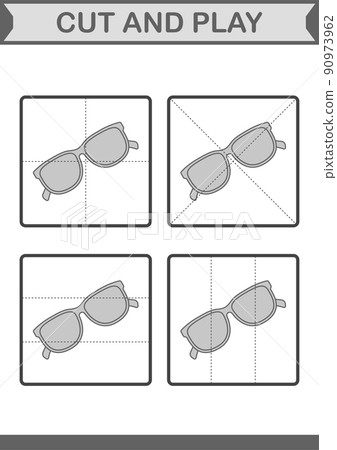 Cut and play with Glasses 90973962