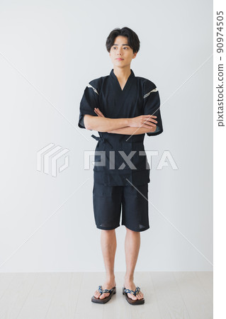 Samue men Japanese-style room tatami mats 90974505