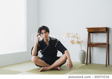 Samue men Japanese-style room tatami mats Samue men Japanese-style room tatami mats 90974556