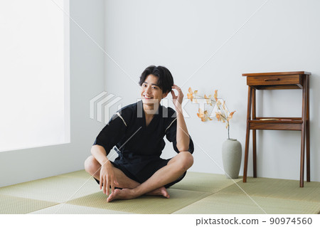 Samue men Japanese-style room tatami mats Samue men Japanese-style room tatami mats 90974560