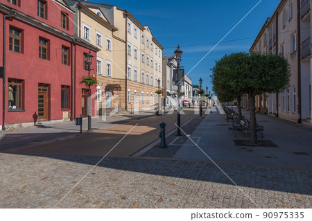 Warszawska Street In City Of Ciechanow Warszawska Street In City Of Ciechanow 90975335