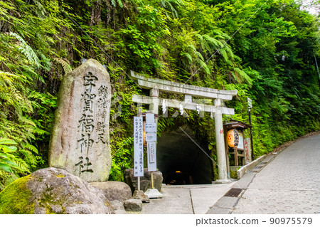 神奈川縣鎌倉市錢洗弁財天宇賀福神社-前鳥居- 神奈川縣鎌倉市錢洗弁財天宇賀福神社-前鳥居- 90975579