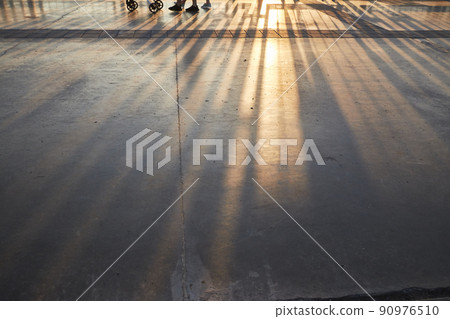 abstract shadows on the ground abstract shadows on the ground 90976510