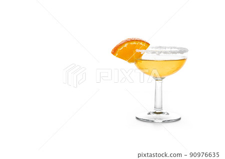 Sidecar cocktail with a sugar rim 90976635