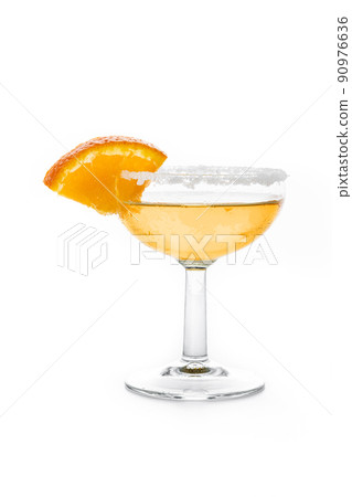 Sidecar cocktail with a sugar rim Sidecar cocktail with a sugar rim 90976636