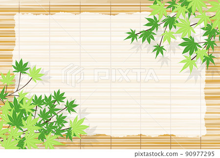 藍楓竹盲夏日問候明信片水平 90977295