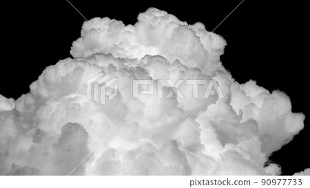 Separate white clouds on a black background have real clouds. White cloud isolated on a black background realistic cloud. white fluffy cumulus cloud isolated cutout on black background Separate white clouds on a black background have real clouds. White cloud isolated on a black background realistic cloud. white fluffy cumulus cloud isolated cutout on black background 90977733