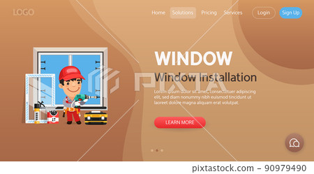 Window Website Template 90979490