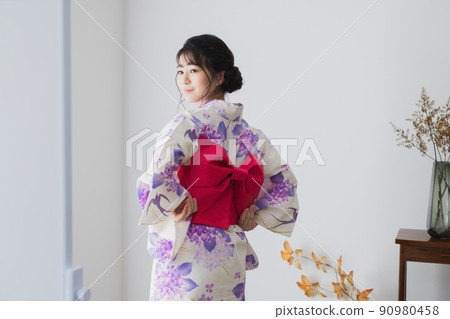 Yukata making obi 90980458