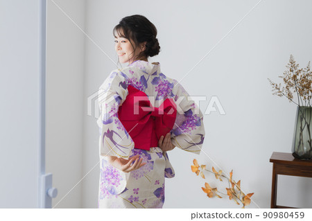 Yukata making obi 90980459