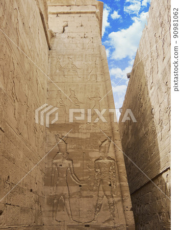 edfu temple in egypt with its incredible antiquities 90981062