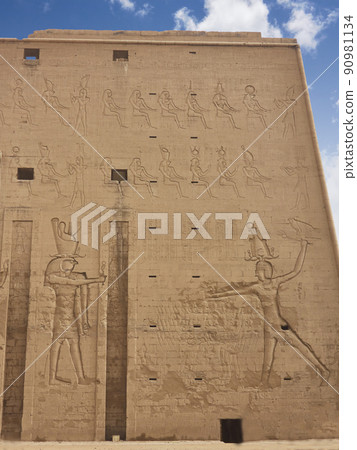 edfu temple in egypt with its incredible antiquities 90981134