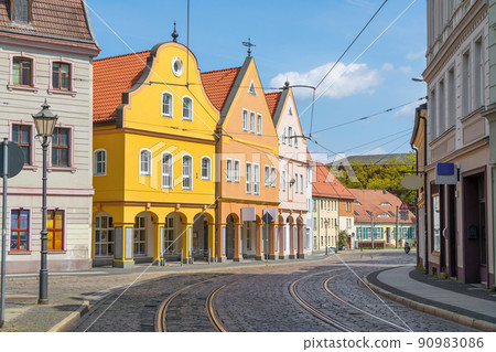 Old colorful houses in Cottbus, Germany Old colorful houses in Cottbus, Germany 90983086