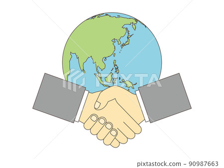 SDGs_Partnership_Handshake_Earth_Main line available SDGs_Partnership_Handshake_Earth_Main line available 90987663