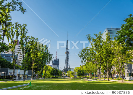 《Aichi Prefecture》 Nagoya cityscape Hisaya Odori 90987886