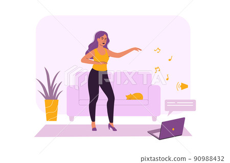 The concept of online learning at home 90988432