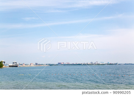 The city of Irkutsk on the banks of the Angara River, a hot summer day The city of Irkutsk on the banks of the Angara River, a hot summer day 90990205