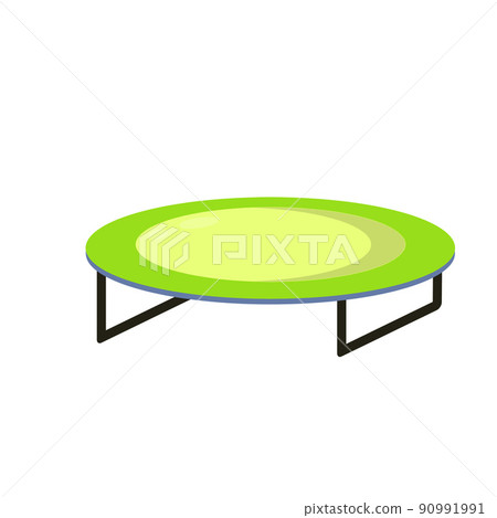 Trampoline. Sports equipment for jumping 90991991
