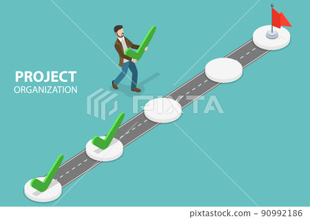 3D Isometric Flat Vector Conceptual... - Stock Illustration [90992186 ...