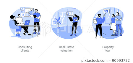 Full-service real estate firm isolated cartoon vector illustrations se Full-service real estate firm isolated cartoon vector illustrations se 90993722