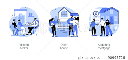 Real estate broker isolated cartoon vector illustrations se Real estate broker isolated cartoon vector illustrations se 90993726