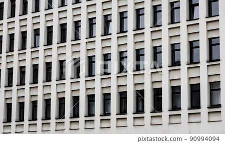 office building made of concrete blocks 90994094