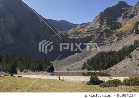 Ibon de Plan lake in Huesca Spain 90994237