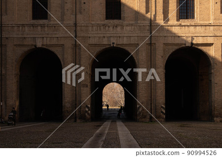 Arc of Palazzo della Pilotta, Parma, Italy Arc of Palazzo della Pilotta, Parma, Italy 90994526