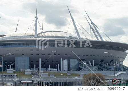 Krestovsky Stadium, known as Gazprom Arena in St. Petersburg. 90994947