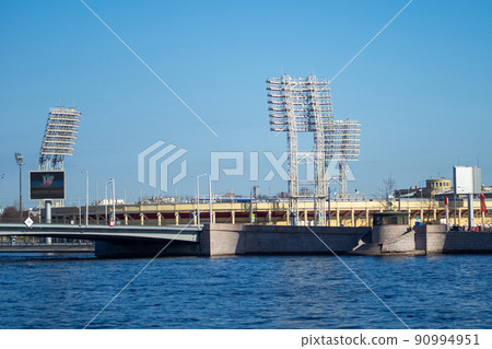 Petrovsky Stadium in St. Petersburg. 90994951