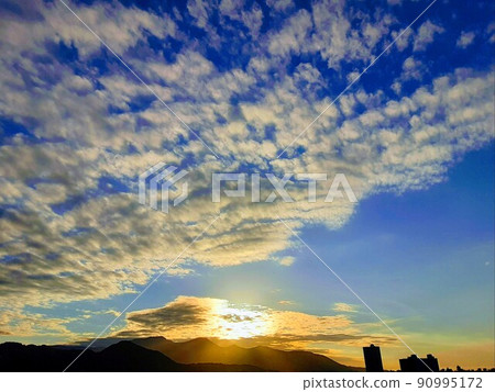 Sky clouds sunset Sky clouds sunset 90995172