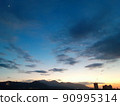 Sky cloud magic hour 90995314