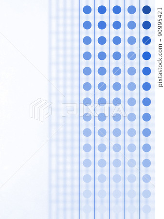 Vertical line background circle (background material) blue vertical line 90995421