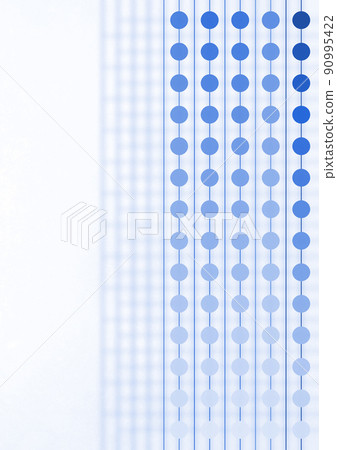 Vertical line background circle (background material) blue vertical line 90995422