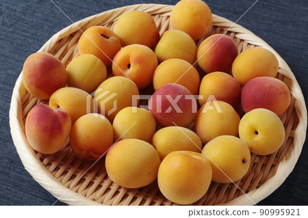 許多成熟的南港李子 90995921