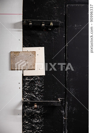 Anderlecht, Brussels Capital Region, Belgium - Worn textured wall of a cellar Anderlecht, Brussels Capital Region, Belgium - Worn textured wall of a cellar 90996337