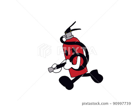 Fire extinguisher character 90997739