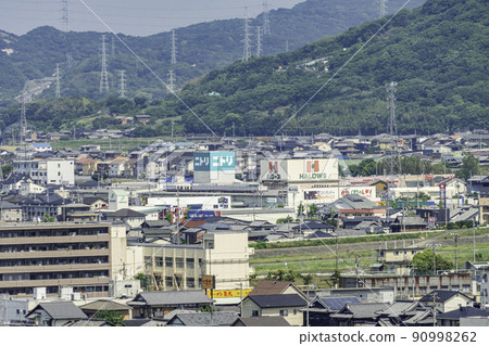 Marugame City Iiyama Town Nitori and Hellos View from Marugame Castle Marugame City, Kagawa Prefecture 90998262