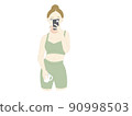 Workout girl 90998503