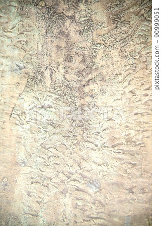 Texture and background of water stains on the cement building wall. 90999051